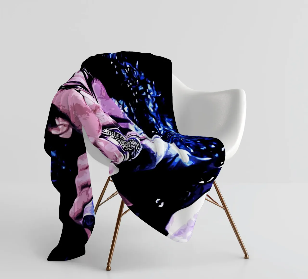 Michael Jackson king of pop music 31 Art Print fleece blanket by music soul