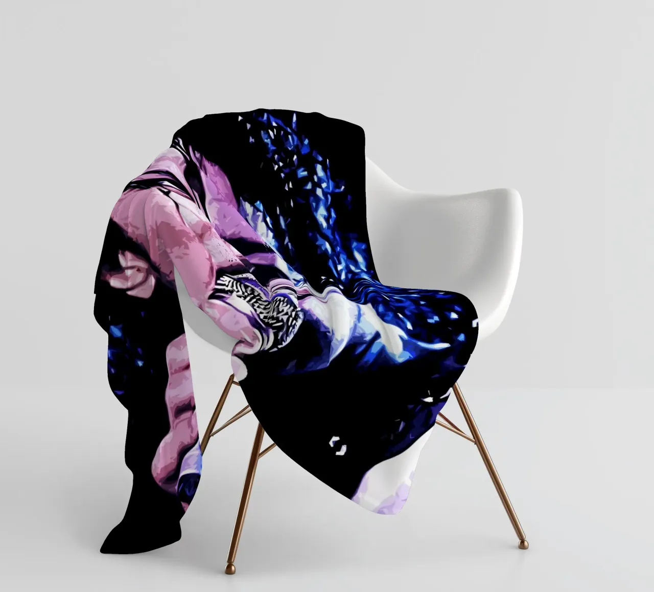 Michael Jackson king of pop music 31 Art Print fleece blanket by music soul