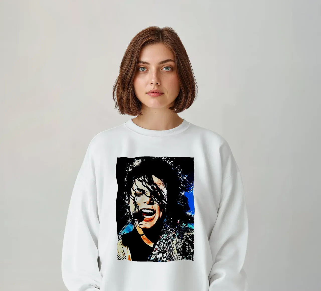 Michael Jackson king of pop music 30 Art sweatshirt by music soul