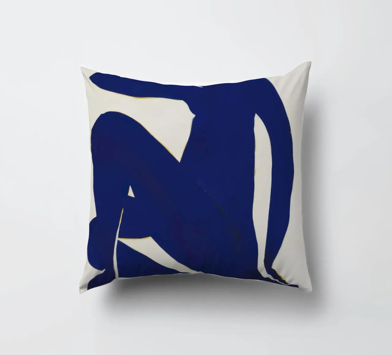 Azure Form Repose decorative cushion by Dream Gesso