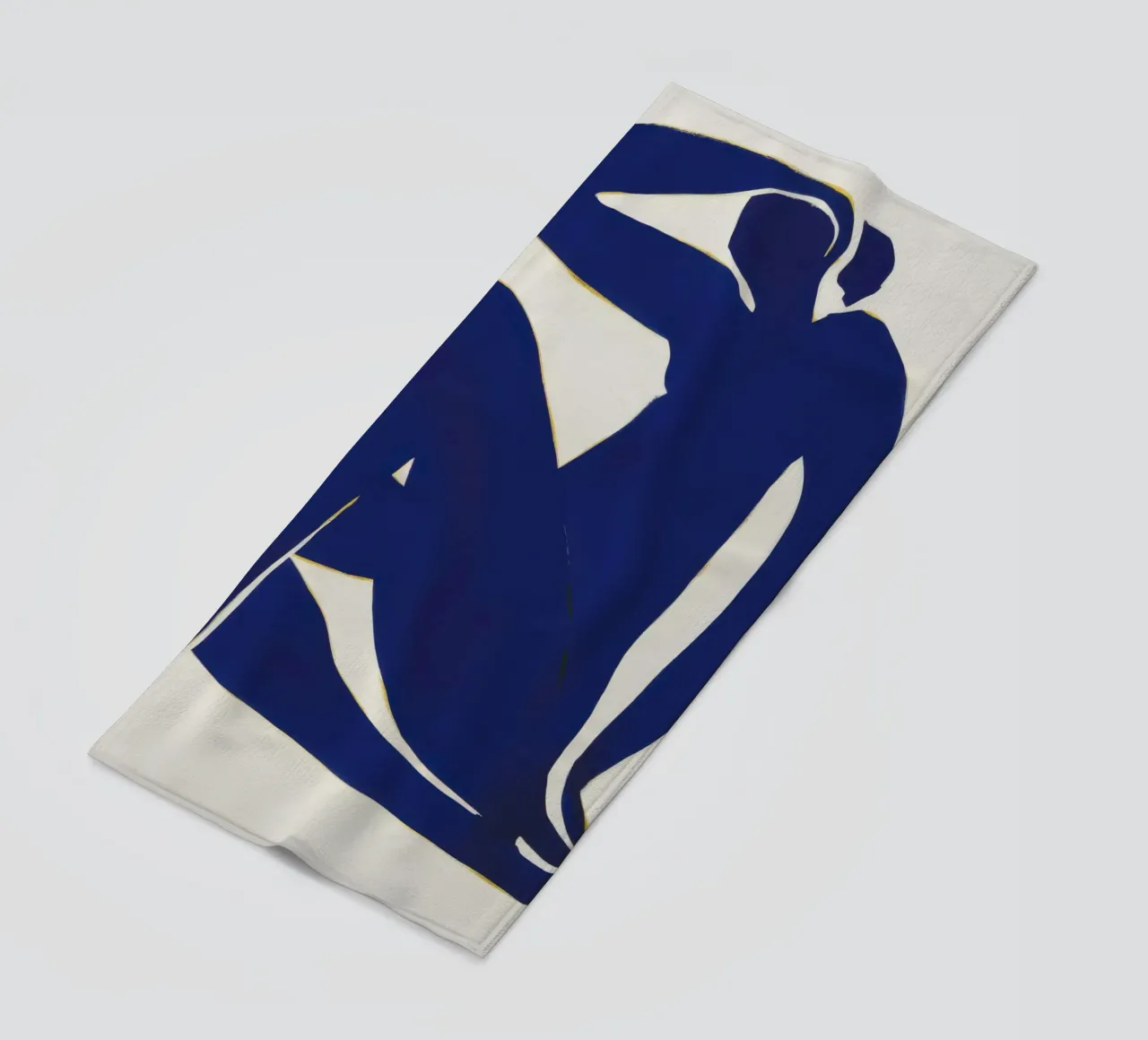 Azure Form Repose beach towel by Dream Gesso