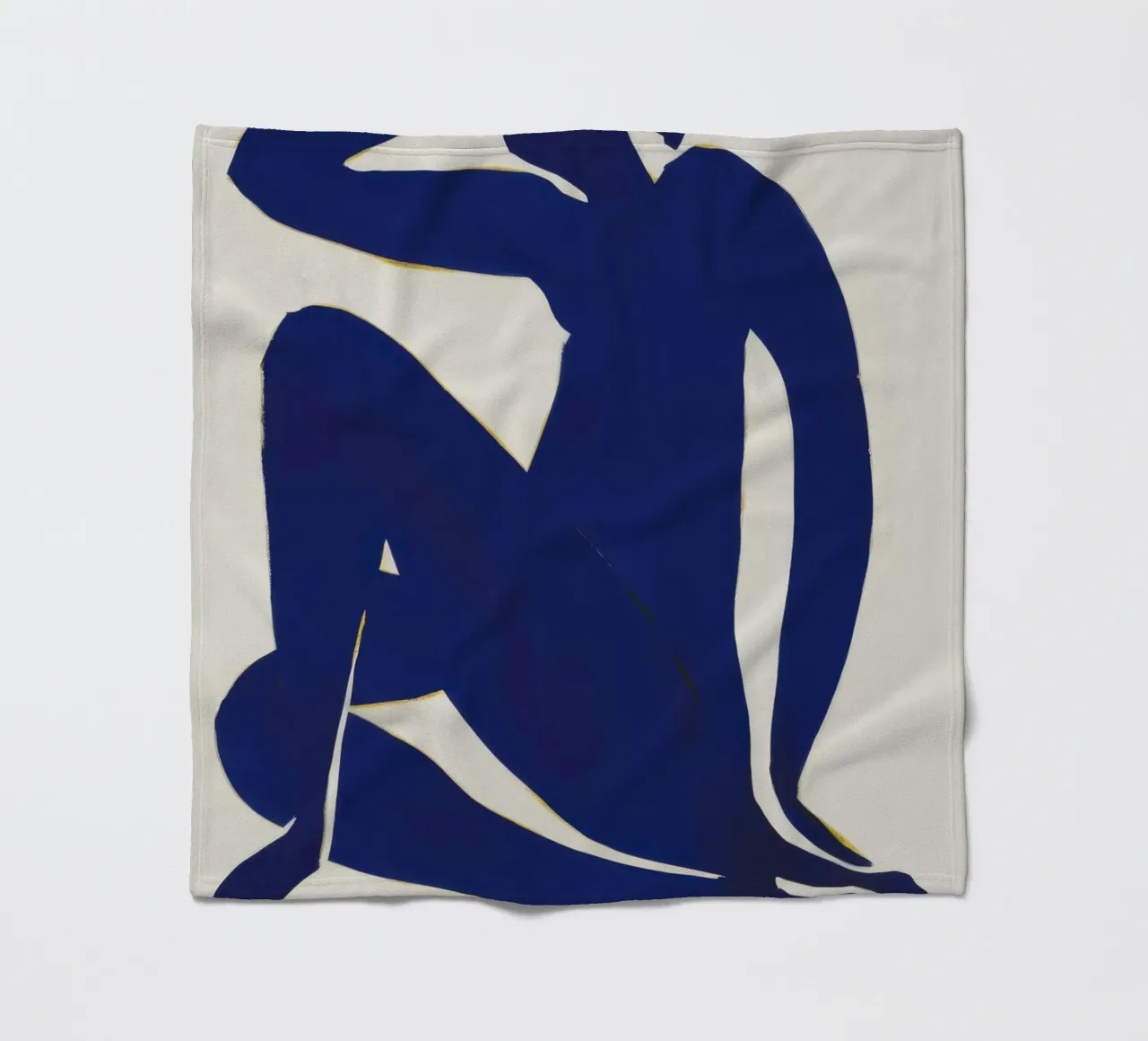 Azure Form Repose fleece blanket by Dream Gesso