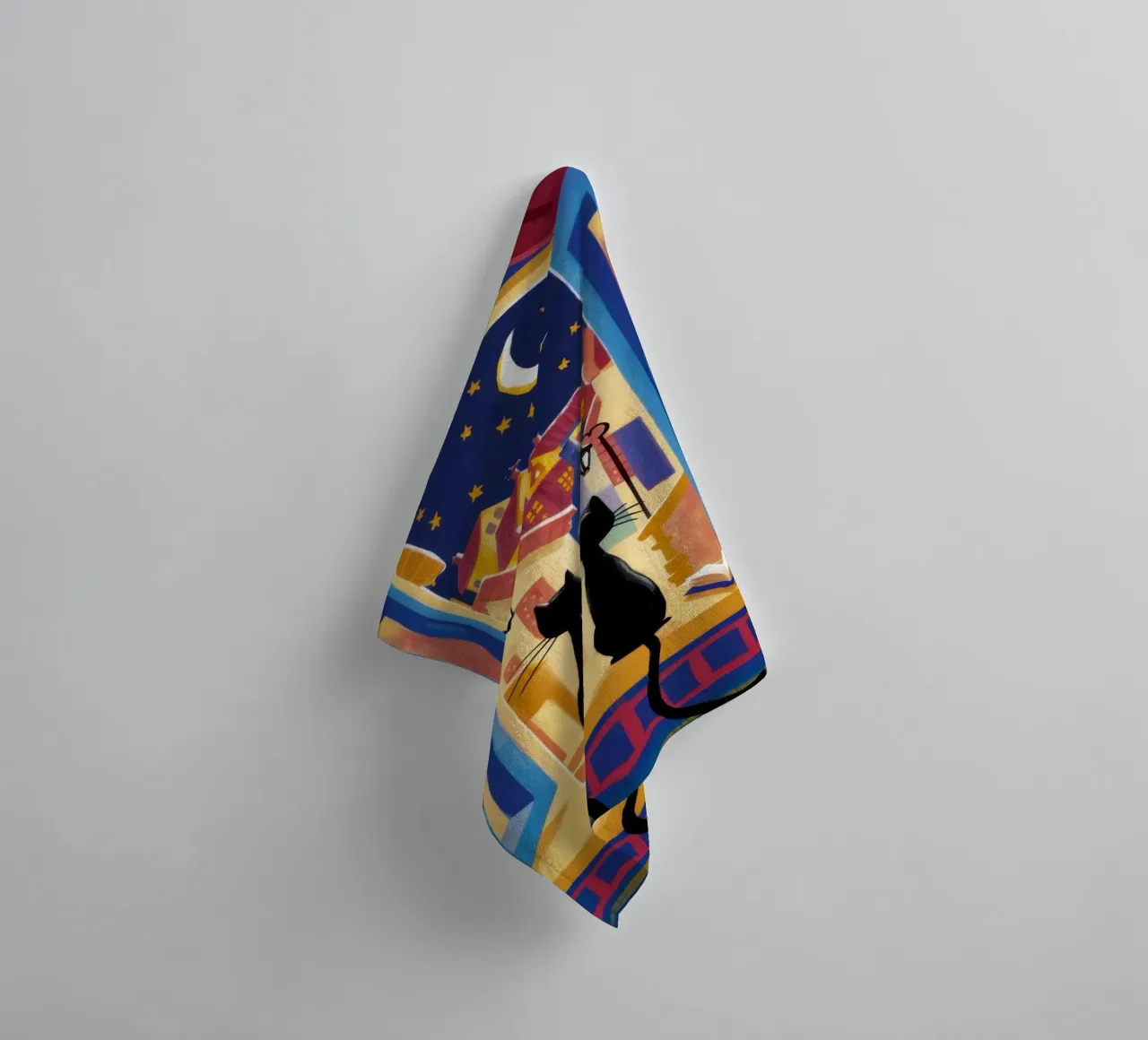 Gothic Window Observers towel by Ink Pulse
