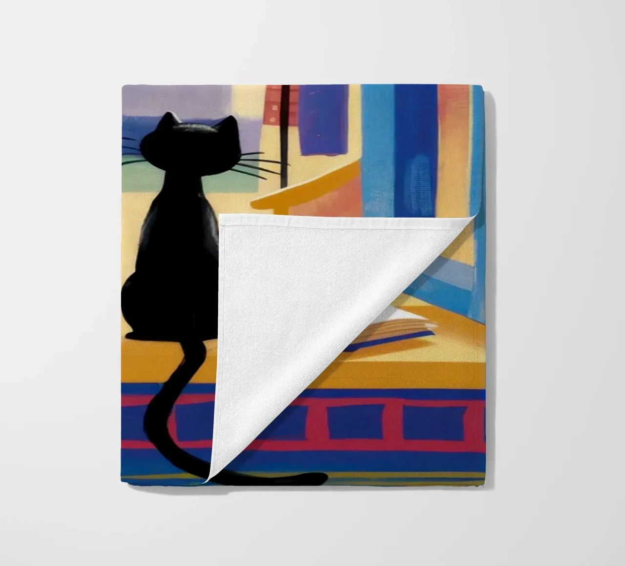 Osservatori di finestre gotiche telo mare da Ink Pulse