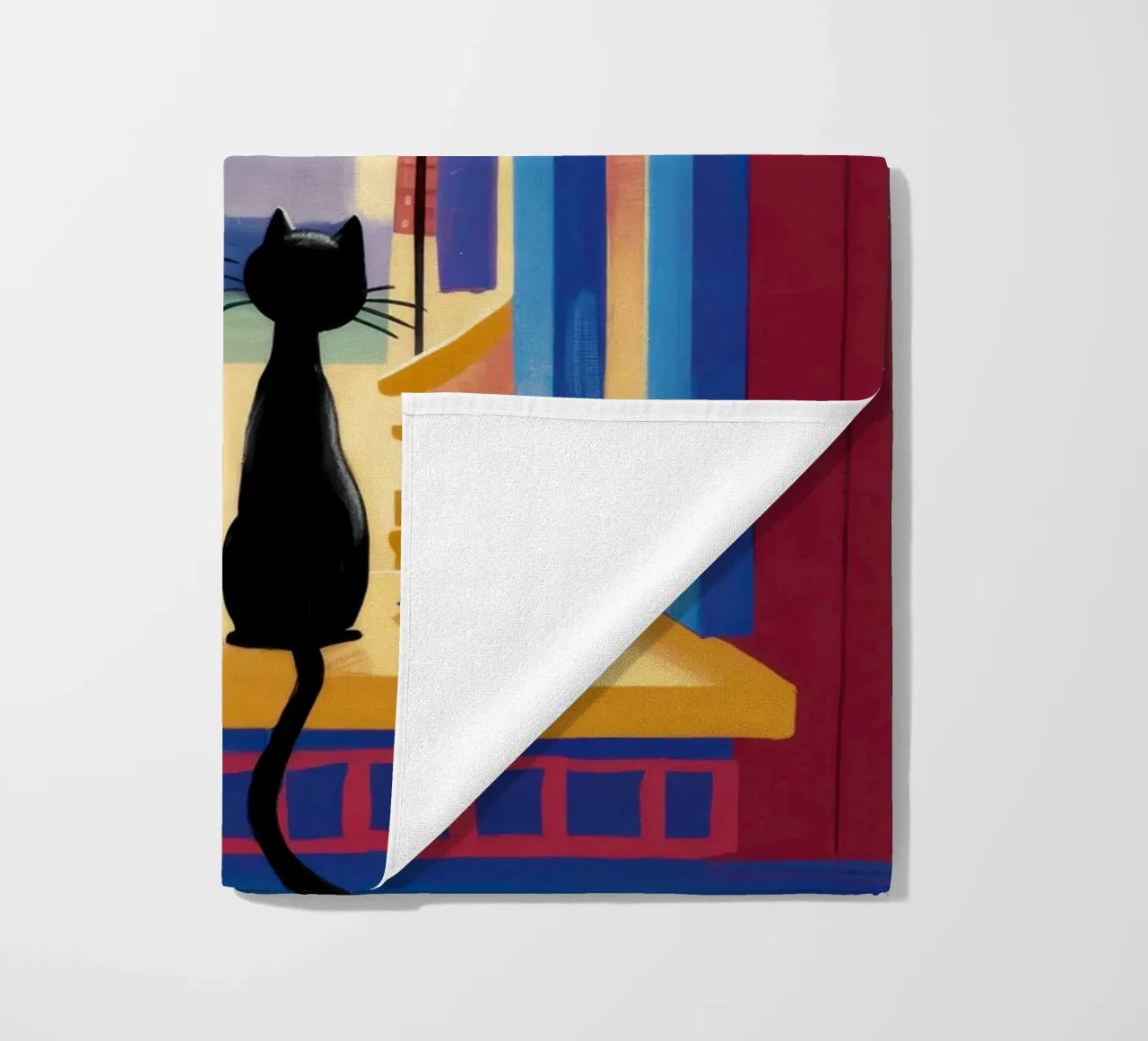 Osservatori di finestre gotiche telo mare da Ink Pulse