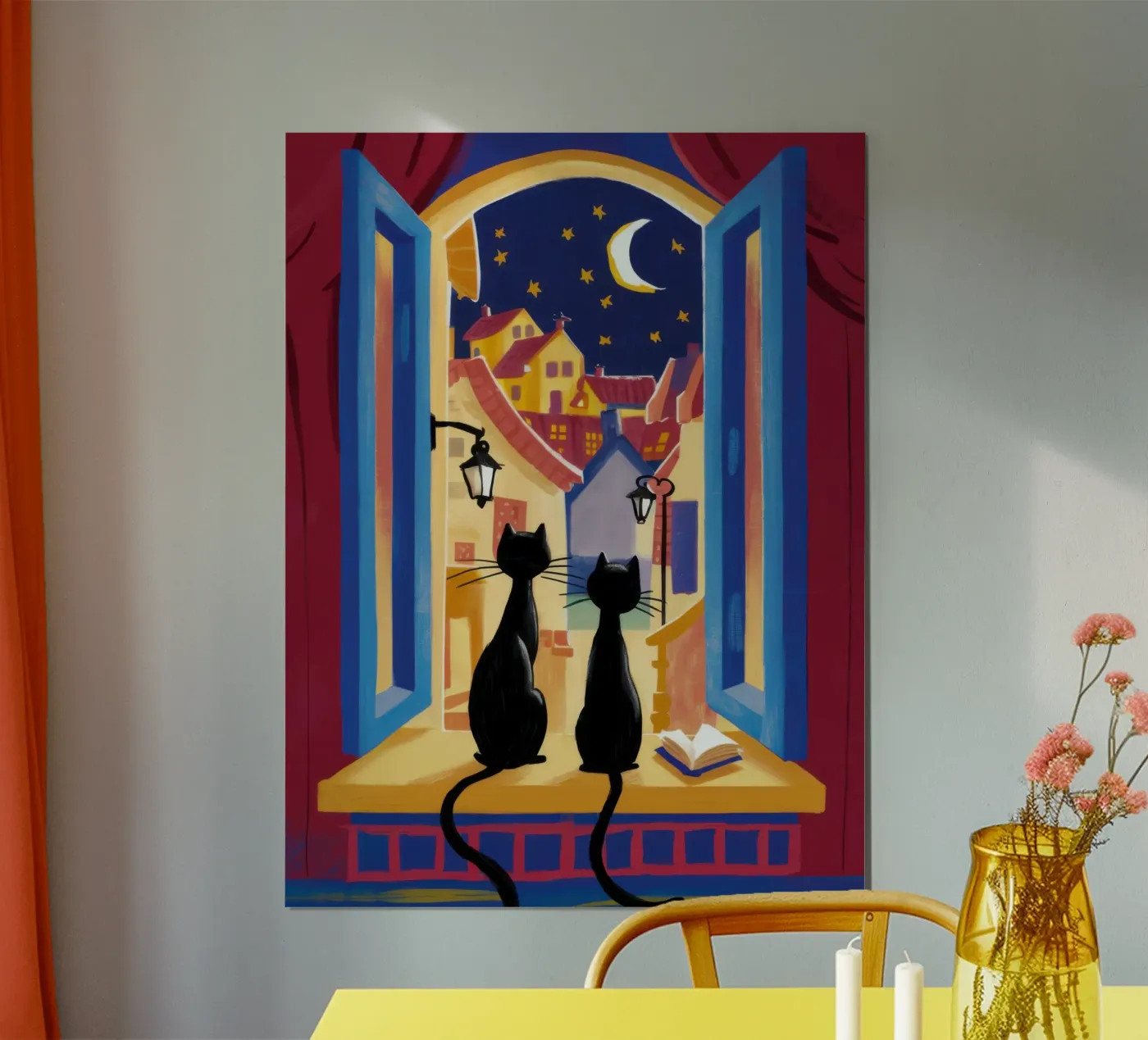 Gothic Window Observers poster da Ink Pulse