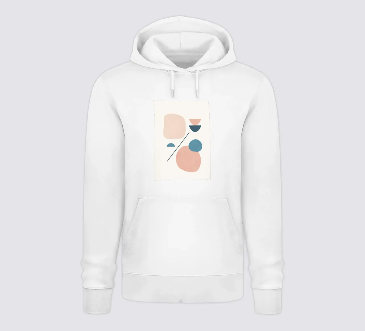 Abstract Minimal Shapes 33 felpa con cappuccio da cityart