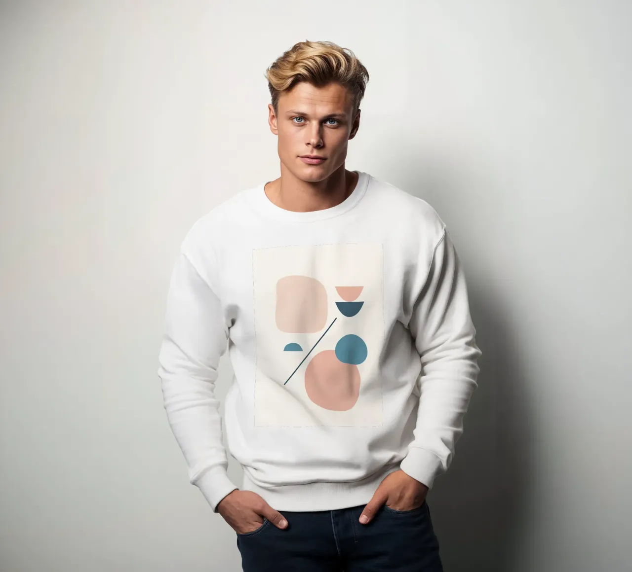 Abstract Minimal Shapes 33 Sweatshirt von cityart