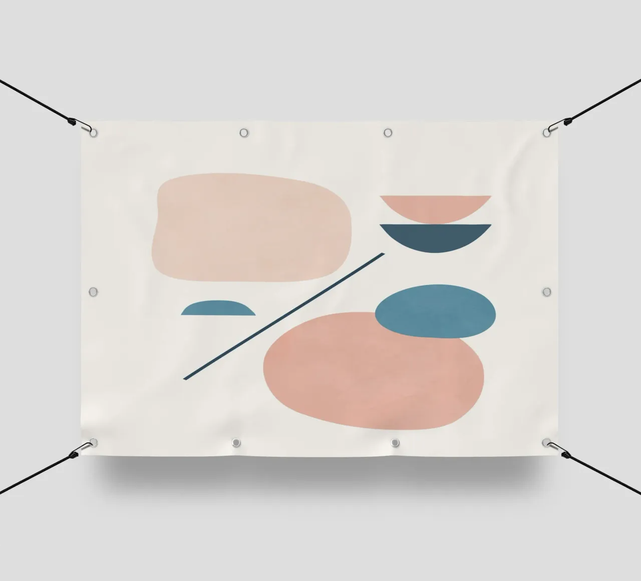 Abstract Minimal Shapes 33 telo in pvc da cityart