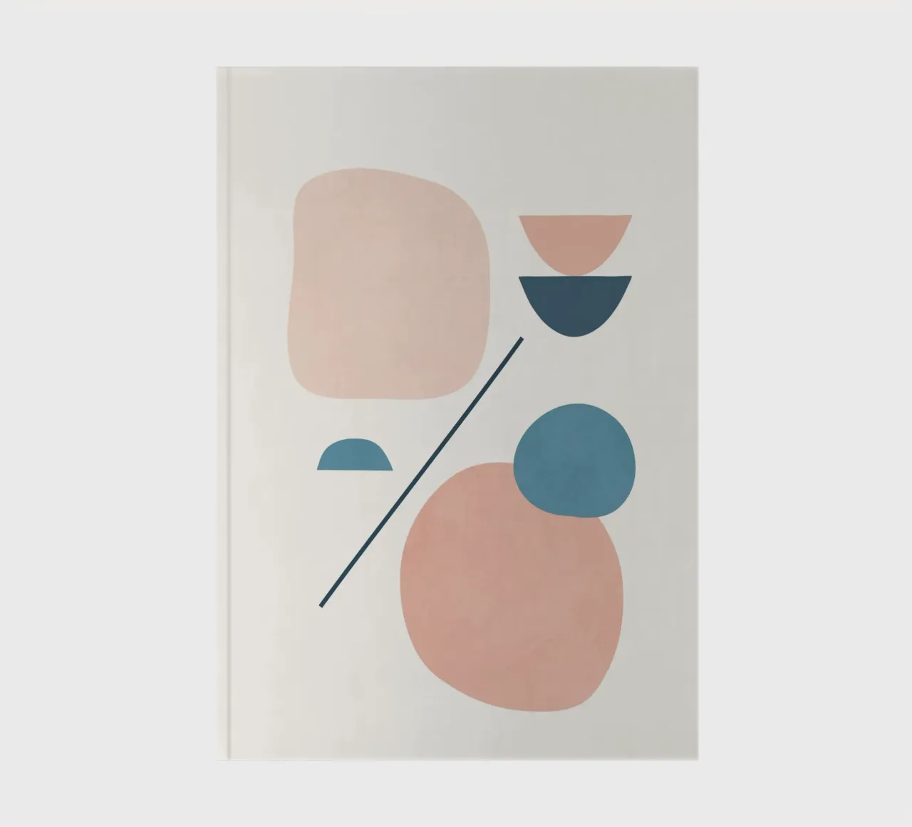 Abstract Minimal Shapes 33 notebook by cityart