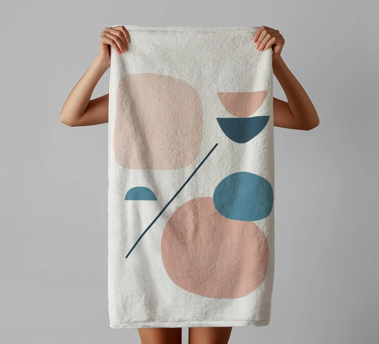 Abstract Minimal Shapes 33 asciugamano da bagno da cityart