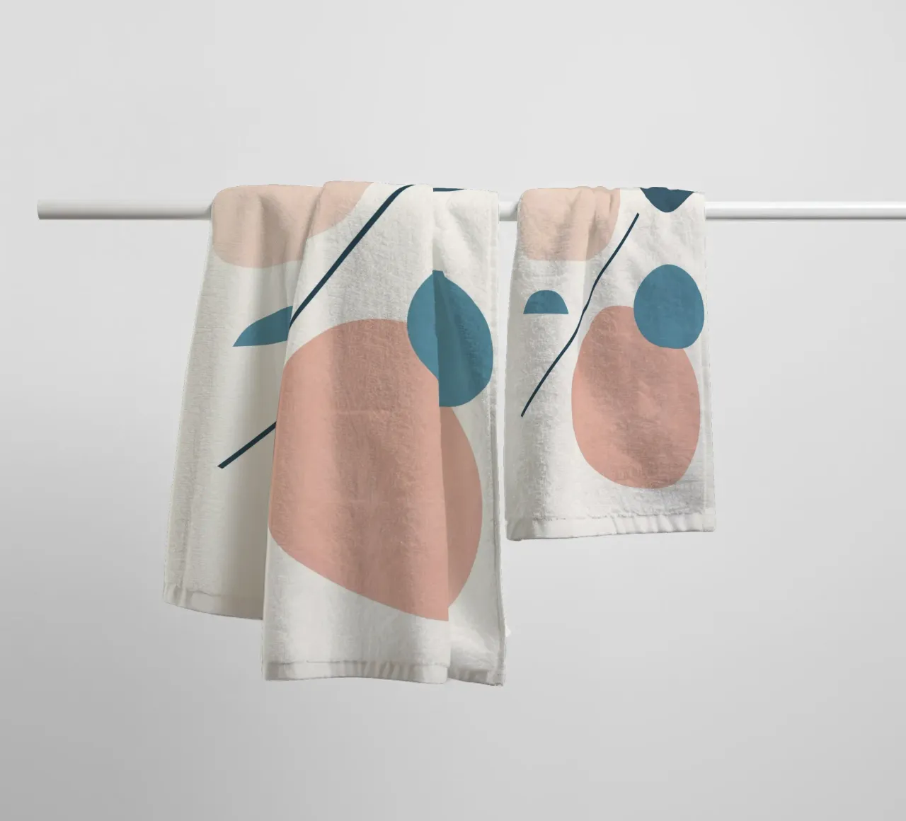 Abstract Minimal Shapes 33 asciugamano da bagno da cityart