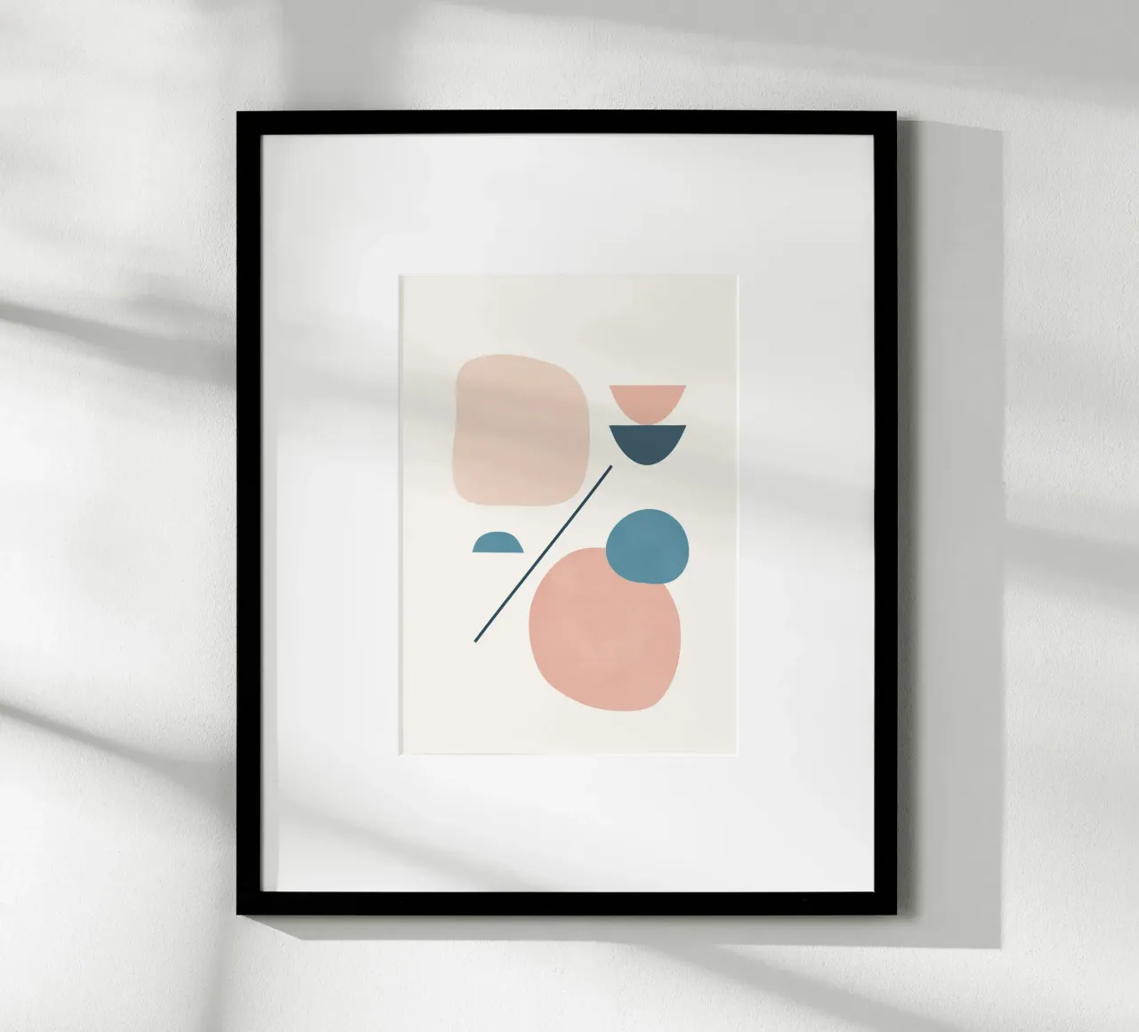 Abstract Minimal Shapes 33 carta hahnemühle da cityart