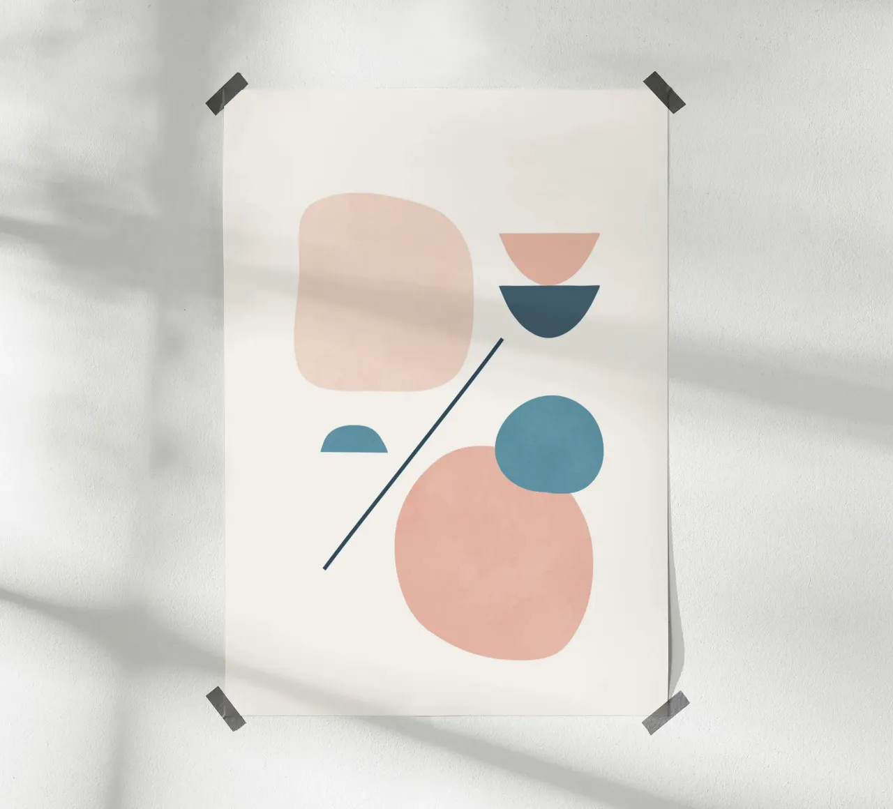 Abstract Minimal Shapes 33 carta hahnemühle da cityart