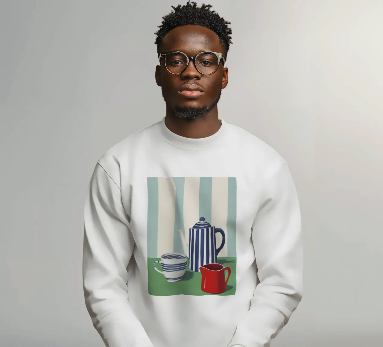 Teiera a righe Stillness felpa da Giant Foxs