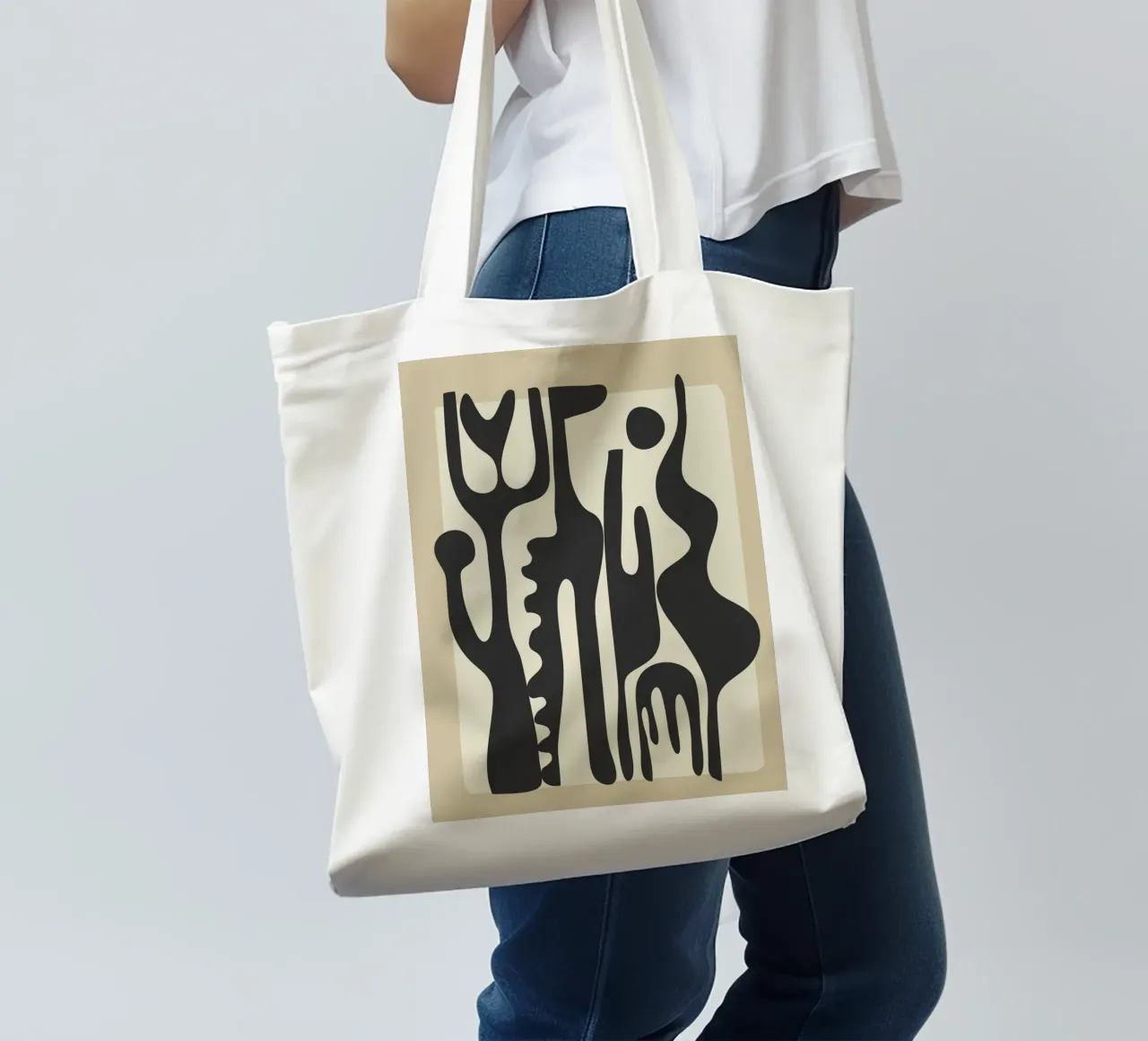 Shadows in Motion 1 borsa in juta da cityart