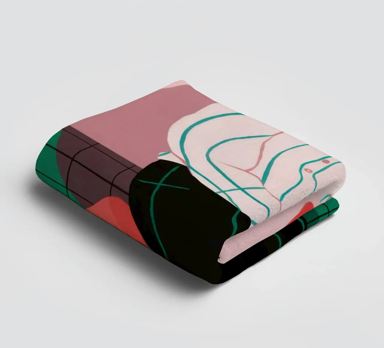 Solitude in Simplicity towel by Ink Pulse