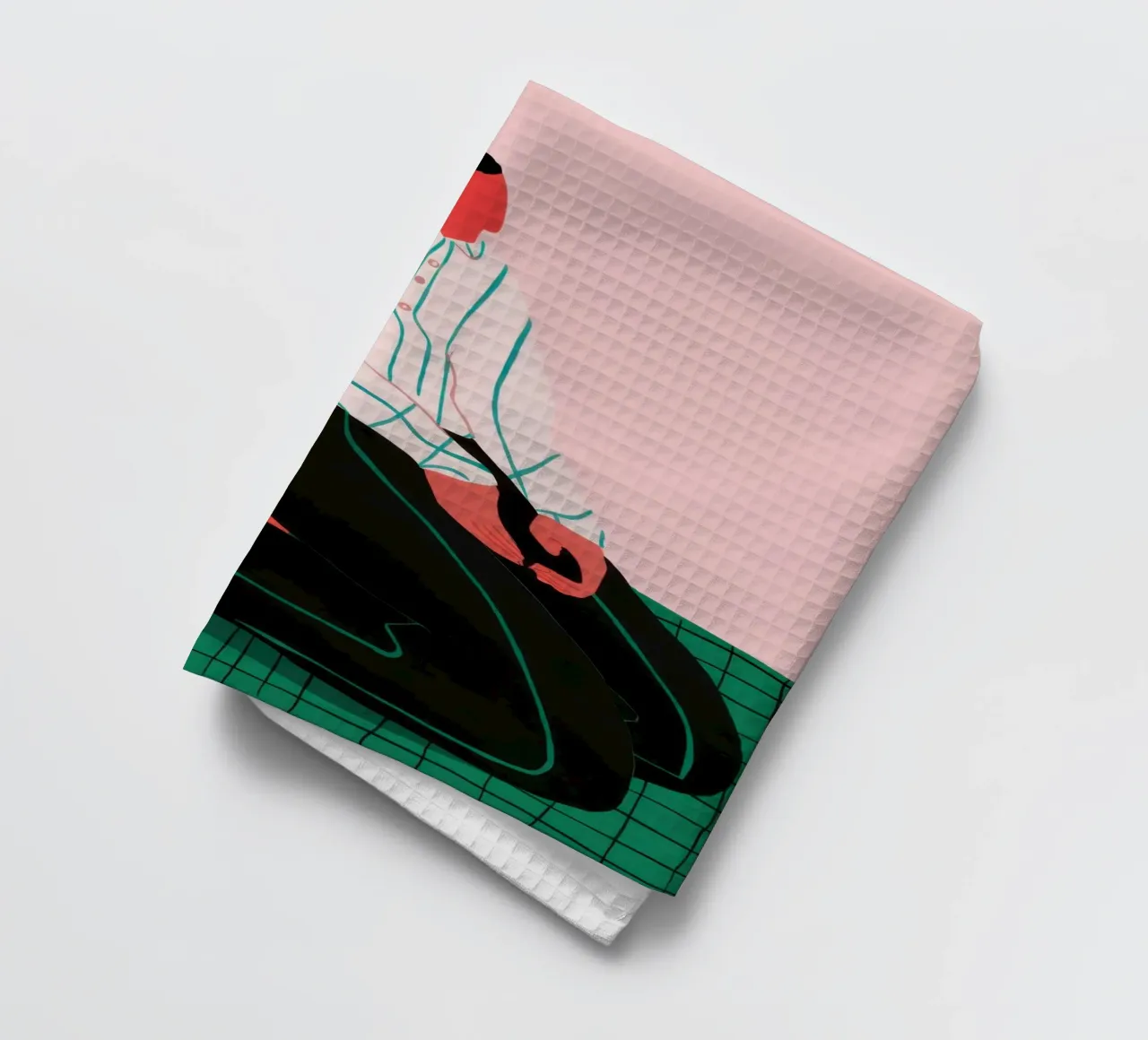 La solitudine nella semplicità canovaccio da cucina da Ink Pulse