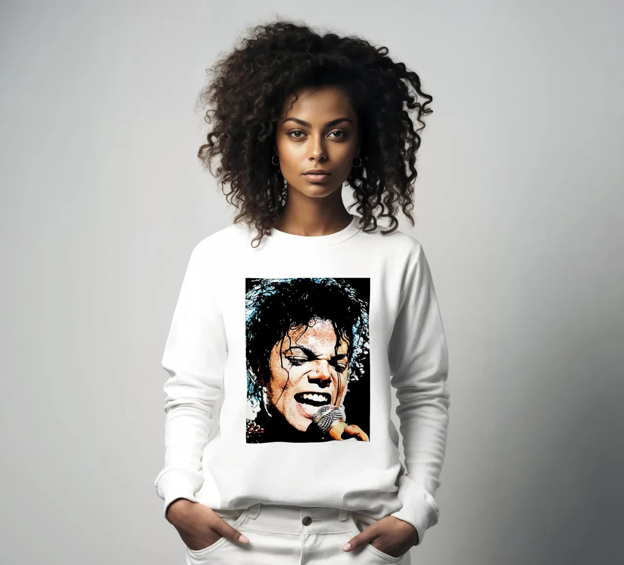 Michael Jackson king of pop music 26 Art sweatshirt by music soul
