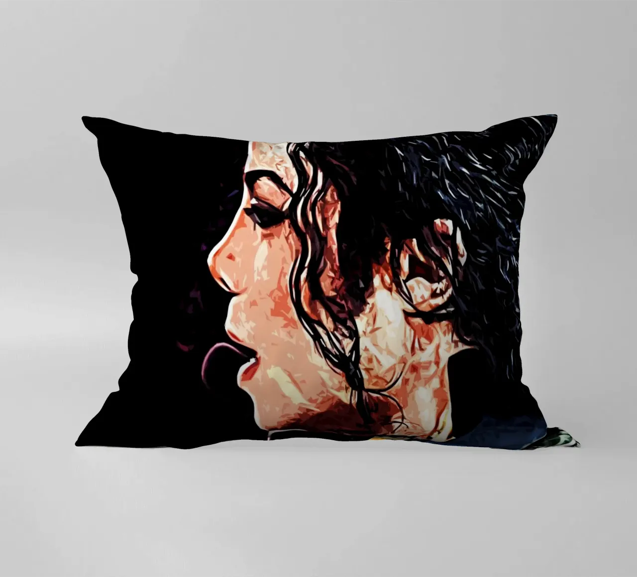 Michael Jackson König der Popmusik 3 Kunst Kissen von music soul