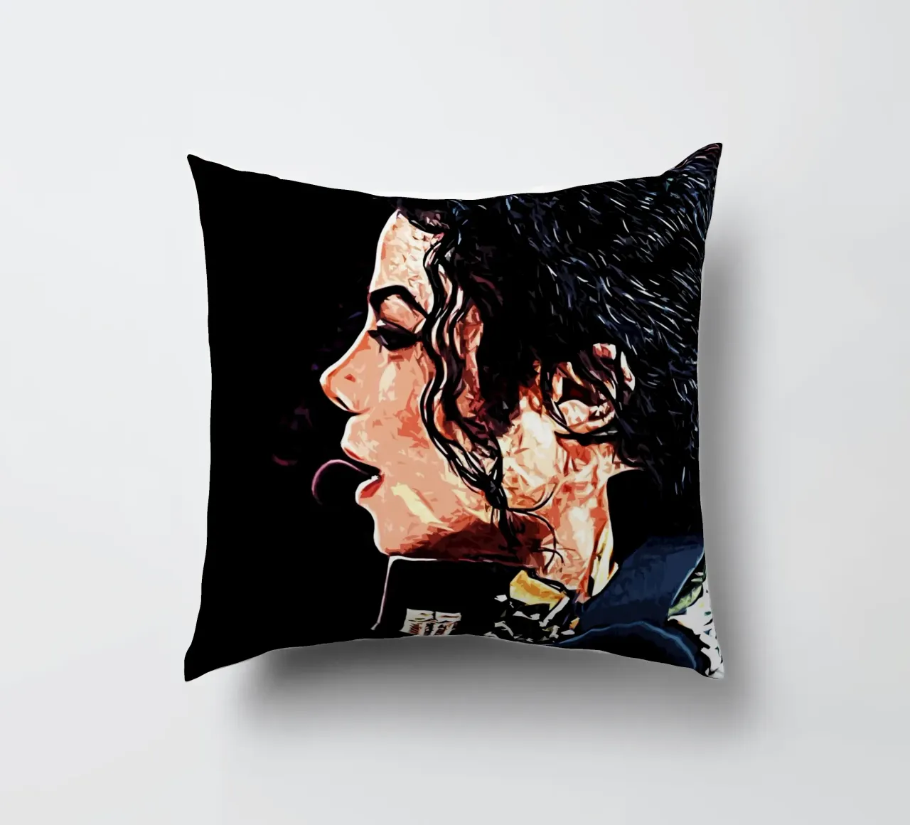 Michael Jackson König der Popmusik 3 Kunst Kissen von music soul