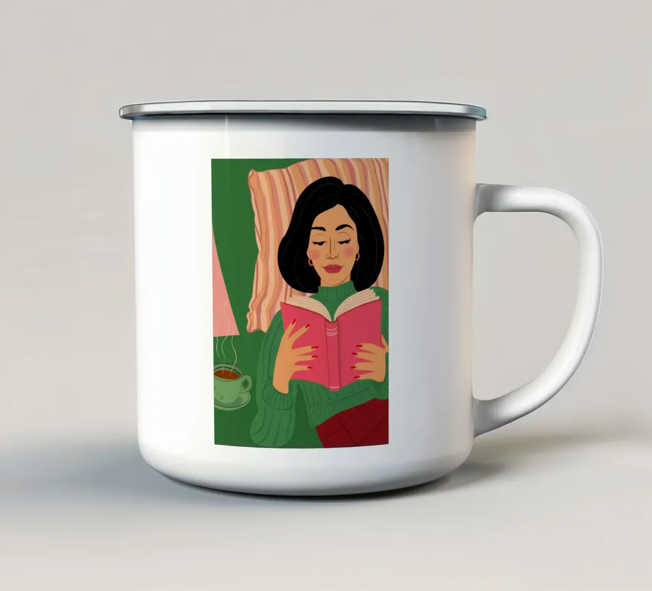 Prosa verdeggiante del sonno tazza in smalto da Dream Gesso