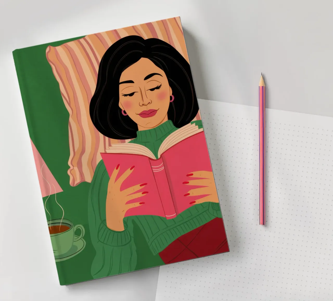 Slumber Verdant Prose notebook by Dream Gesso