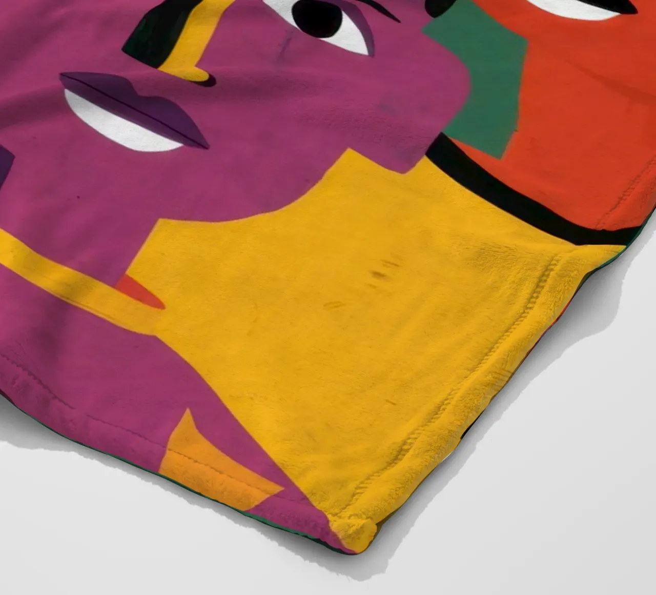Un coro di sorrisi coperta in pile da Mythy Brush