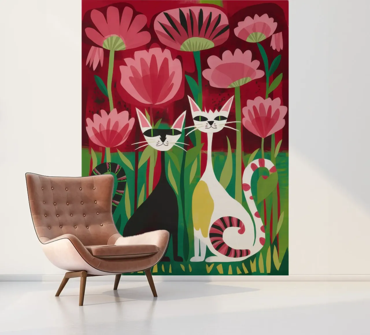 Tulip Feline Guardians photo wallpaper by Prism Ritual