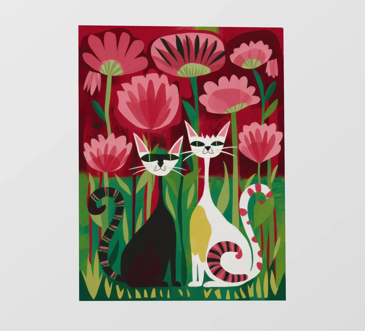 Tulip Feline Guardians photo wallpaper by Prism Ritual