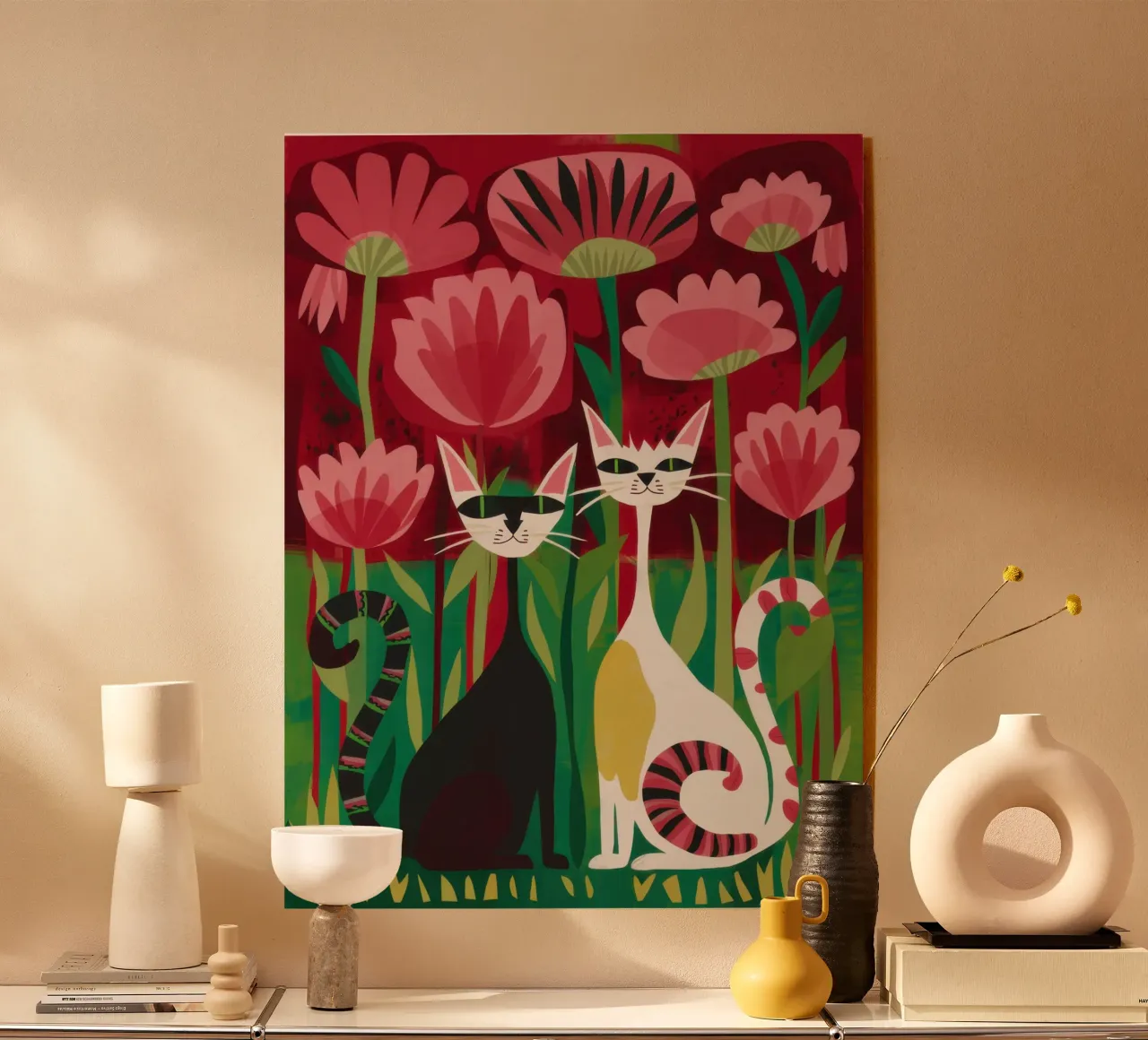 Tulipano Custodi Felini plexiglass da Prism Ritual