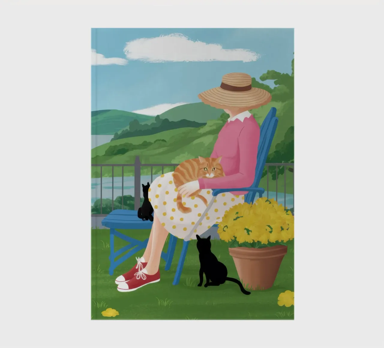 Lakeside Afternoon Respite notebook by Ink Pulse