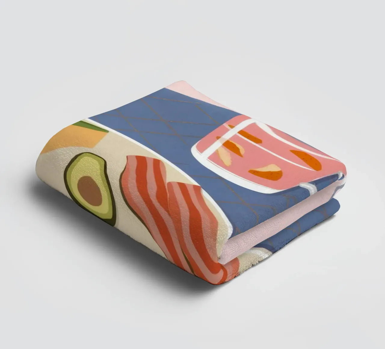 Morning Savory Plate towel by Dream Gesso