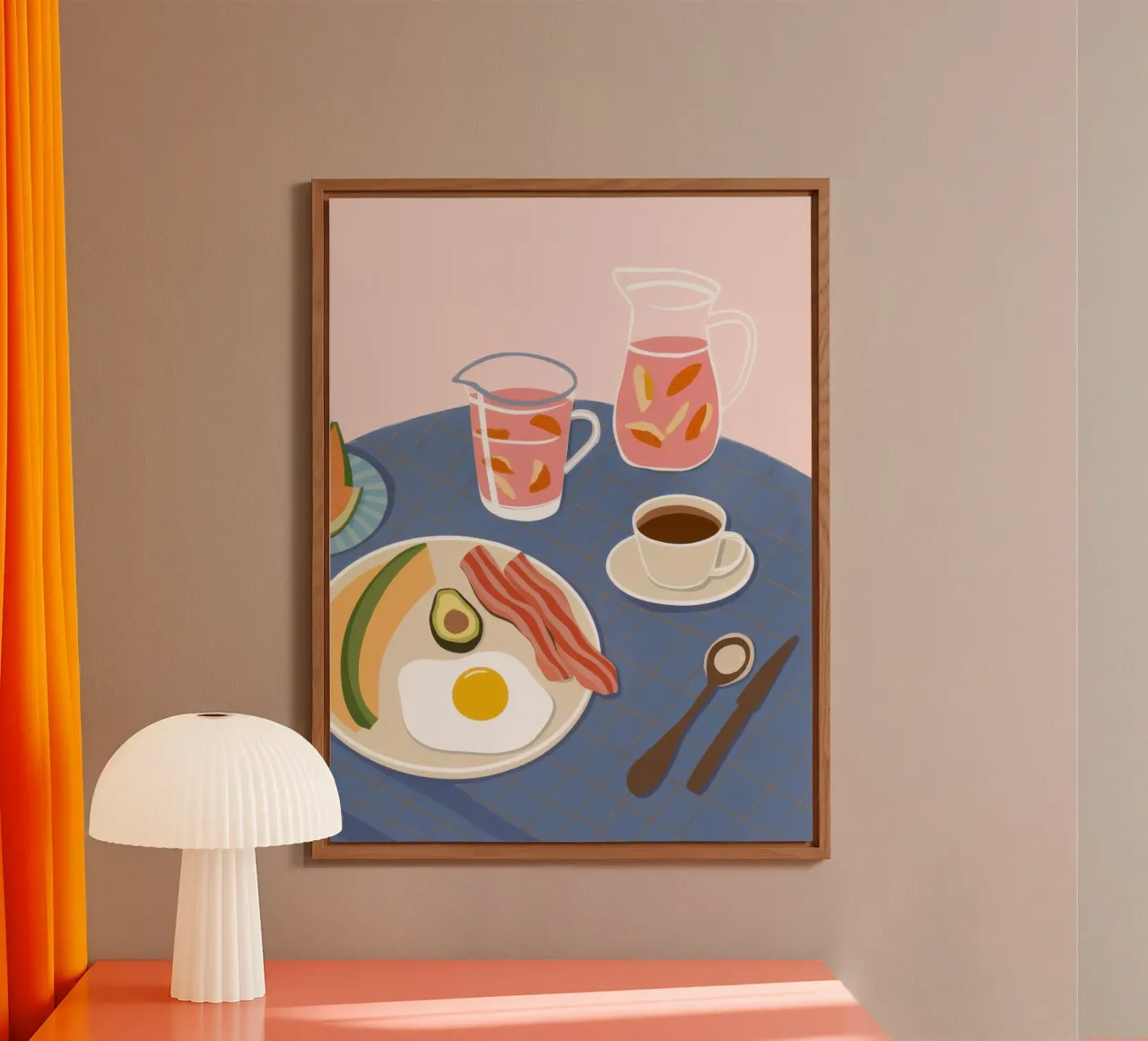 Morning Savory Plate forex plate by Dream Gesso