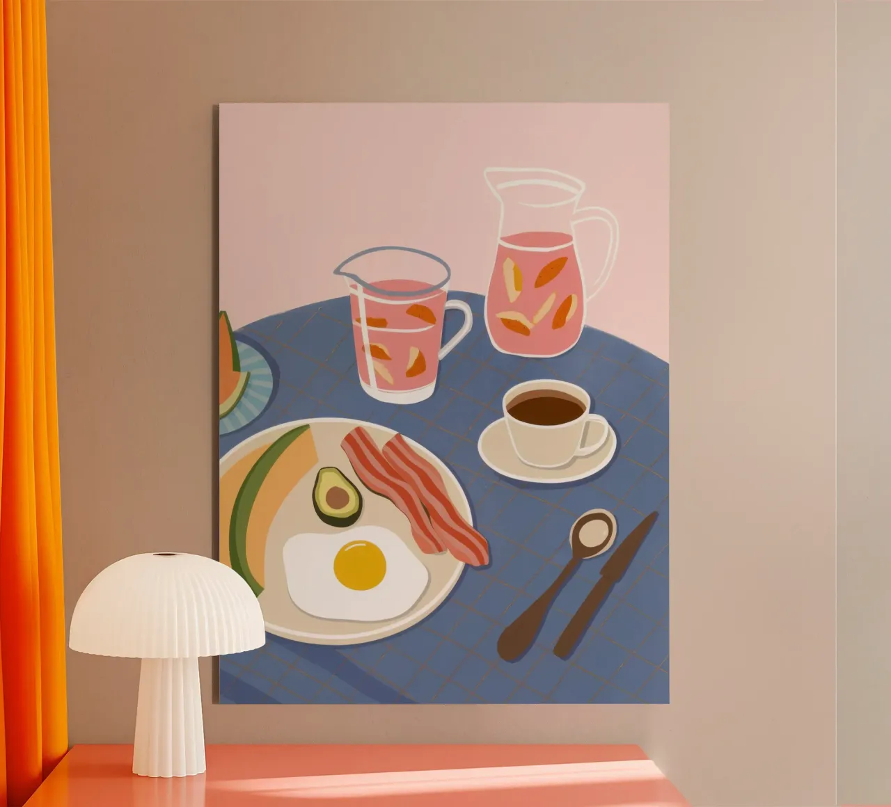 Morning Savory Plate forex plate by Dream Gesso