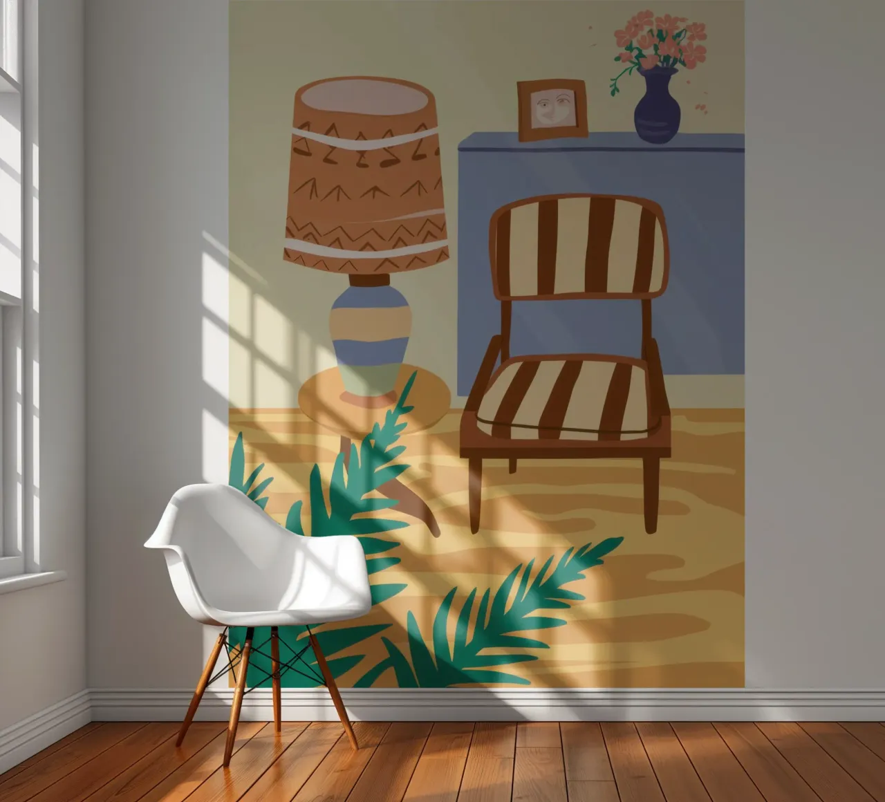 Hearthside Reading Haven photo wallpaper by Giant Foxs