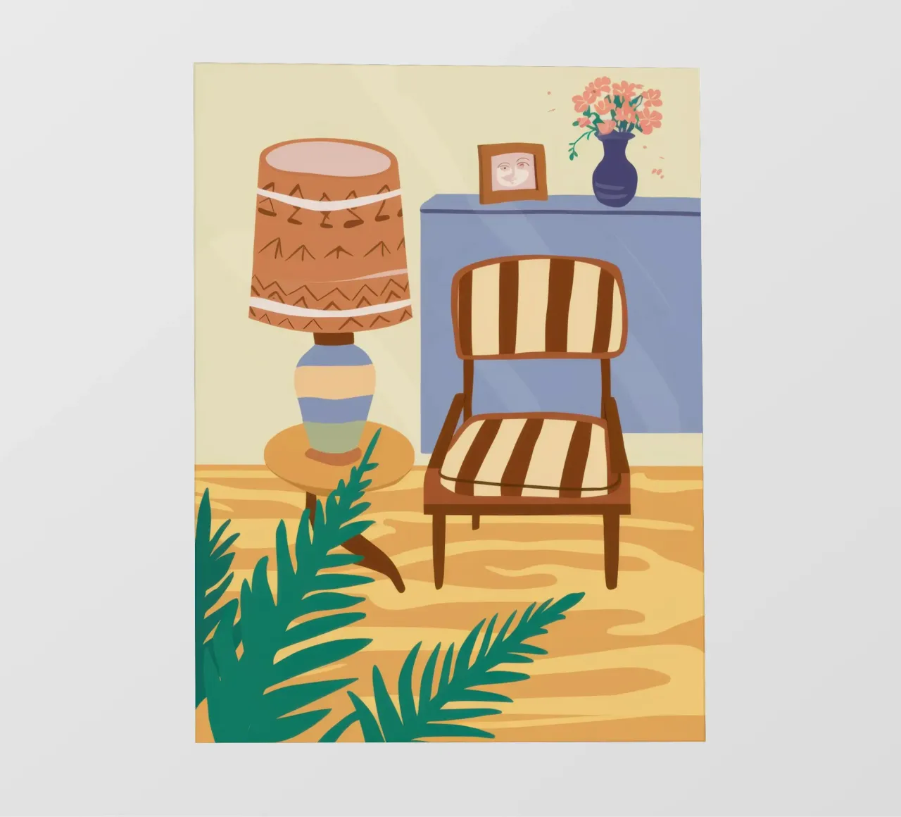Hearthside Reading Haven photo wallpaper by Giant Foxs