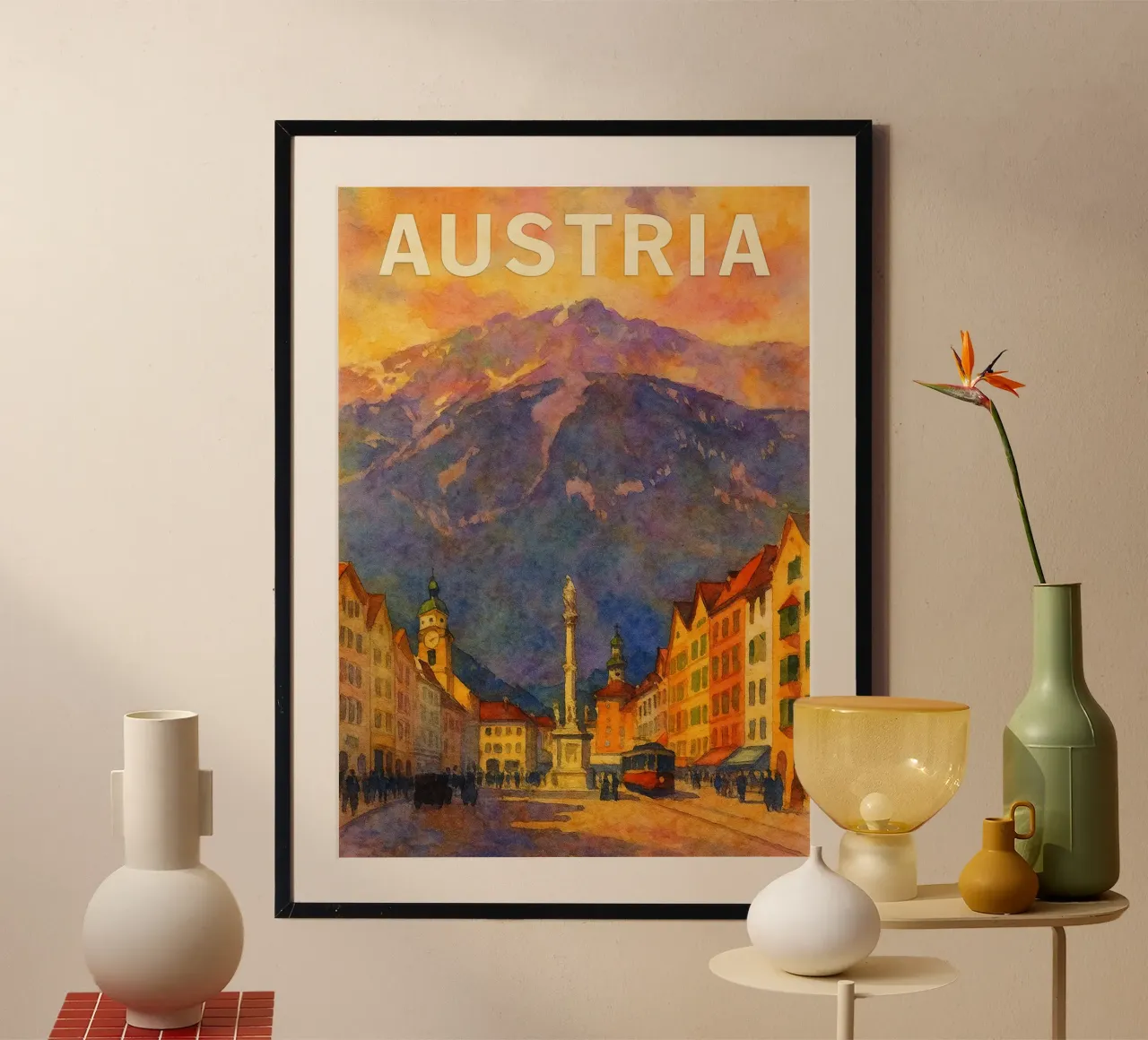 Austria Pittura Immaginazione poster da Diamond