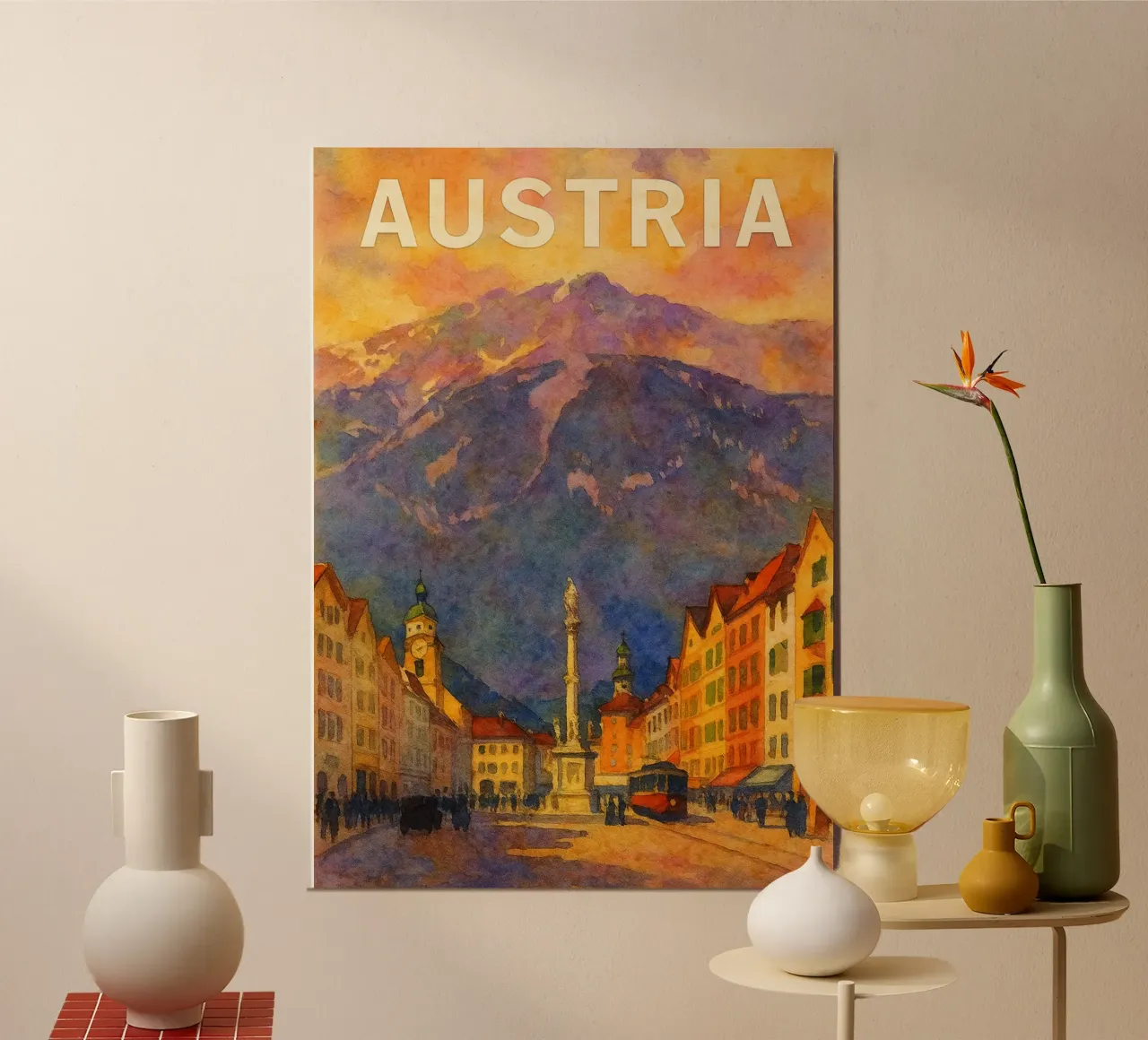 Austria Pittura Immaginazione poster da Diamond