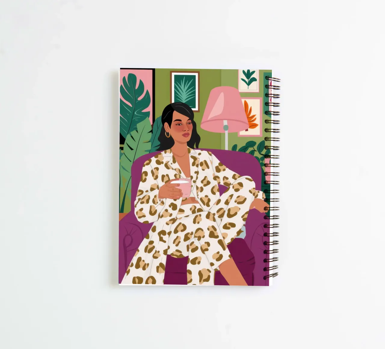Leopard Print Leisure spiral notebook by Ink Pulse