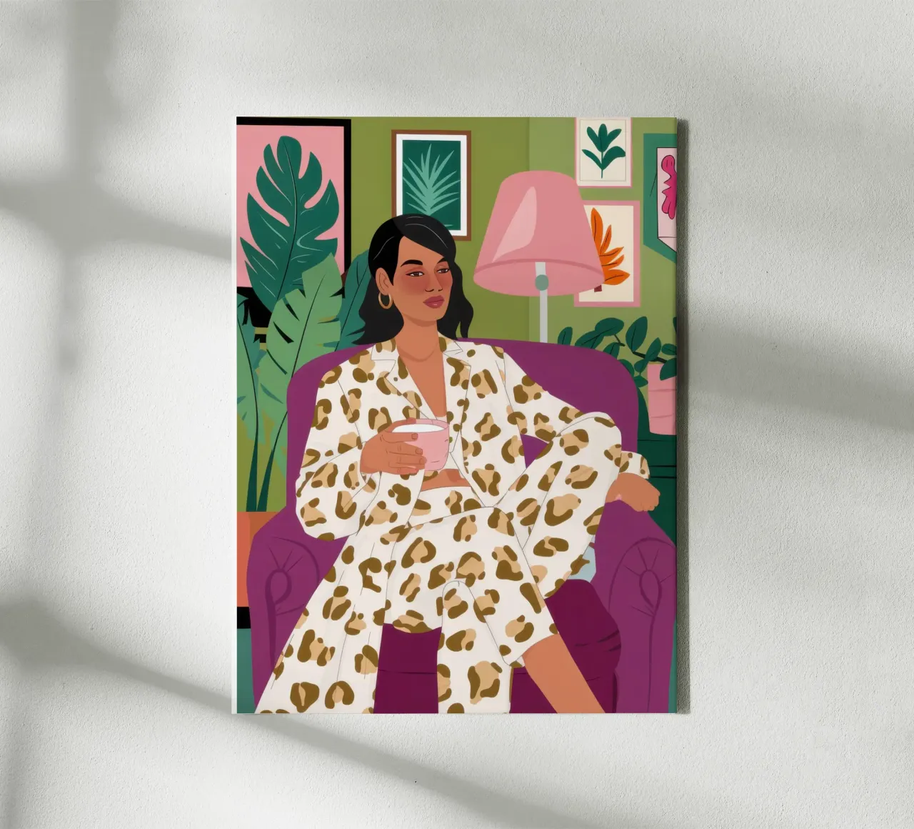 Leopard Print Leisure canvas by Ink Pulse