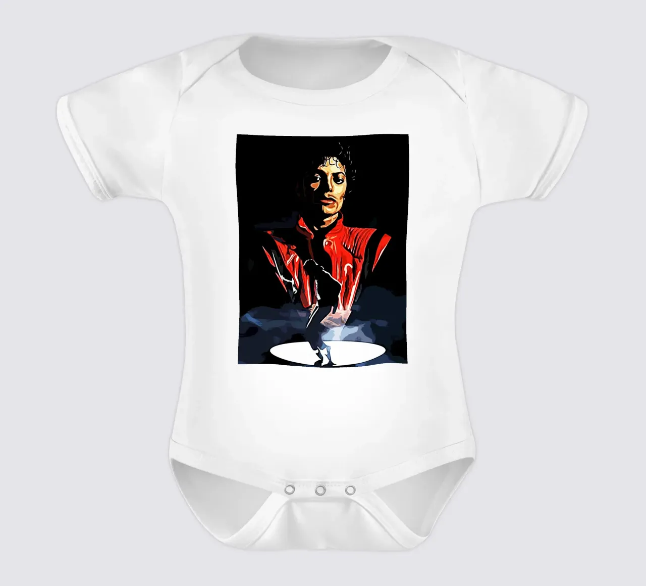 Michael Jackson re del pop 4 Art body neonato maniche corte da music soul