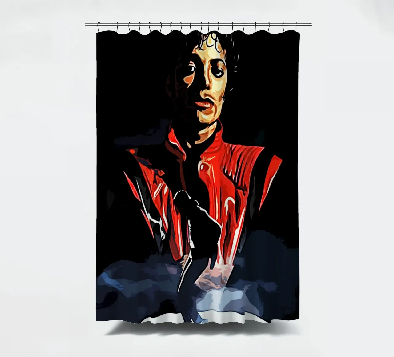 Michael Jackson re del pop 4 Art tenda da doccia da music soul