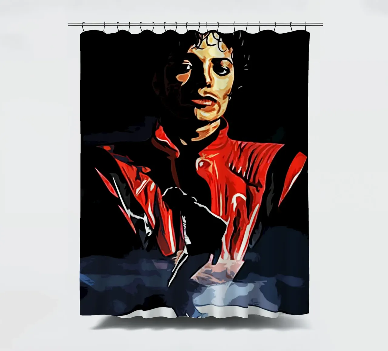 Michael Jackson re del pop 4 Art tenda da doccia da music soul