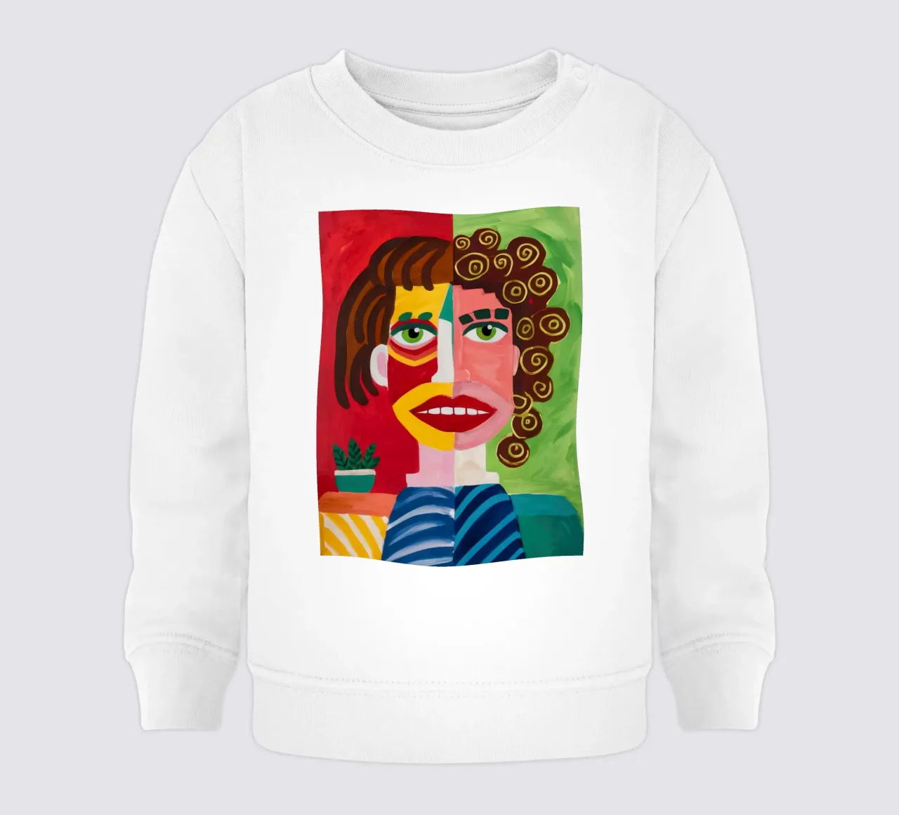 Anima caleidoscopica cubista felpa neonato da Dream Gesso