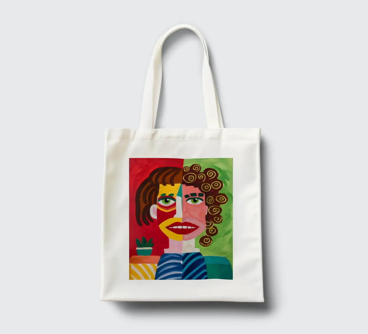 Cubist Kaleidoscopic Soul tote bag by Dream Gesso