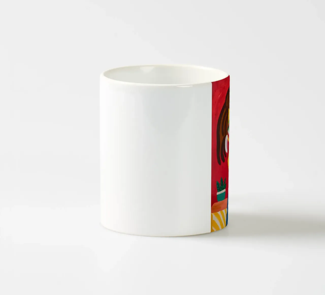Anima caleidoscopica cubista tazza in ceramica da Dream Gesso