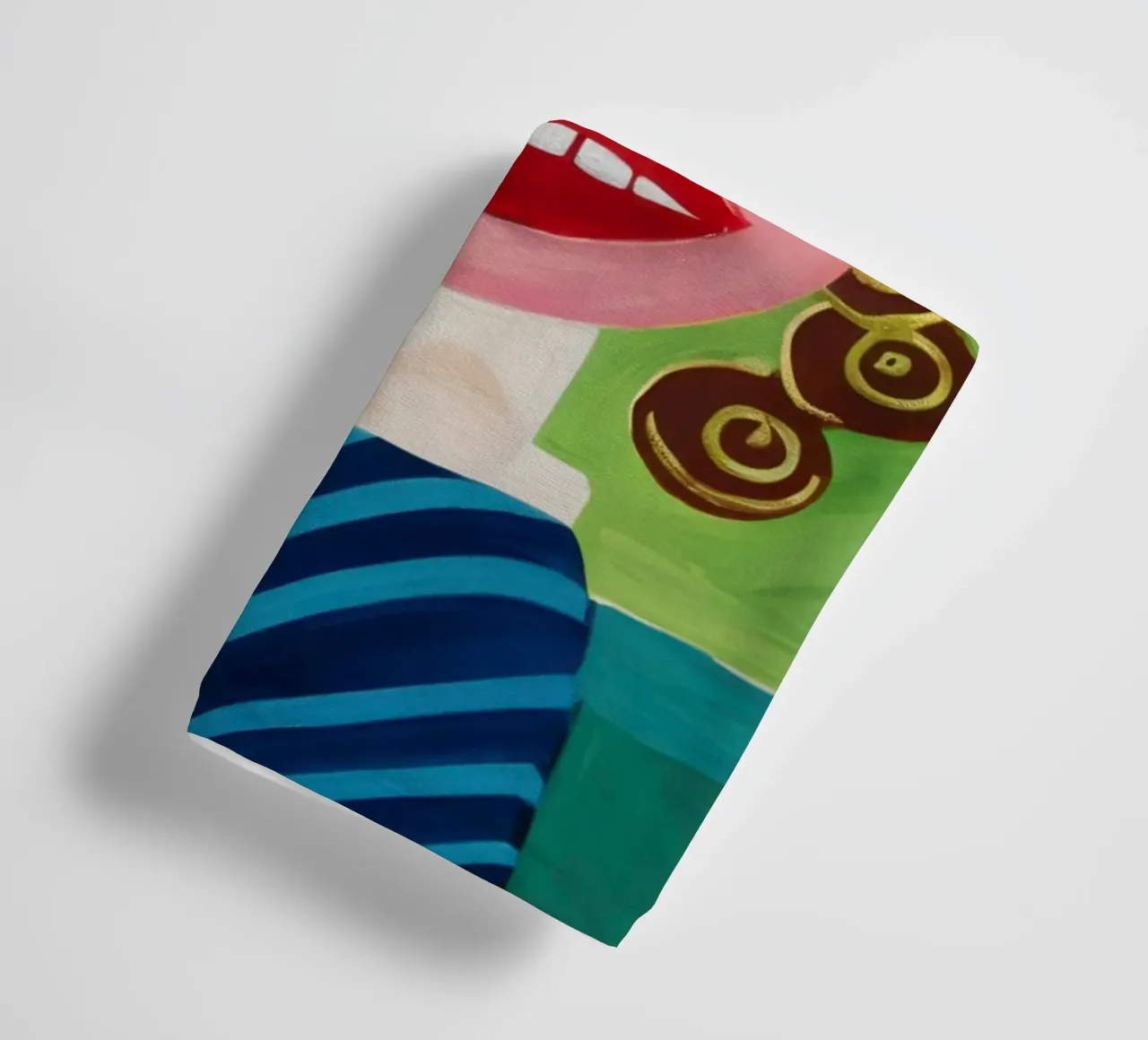Cubist Kaleidoscopic Soul towel by Dream Gesso