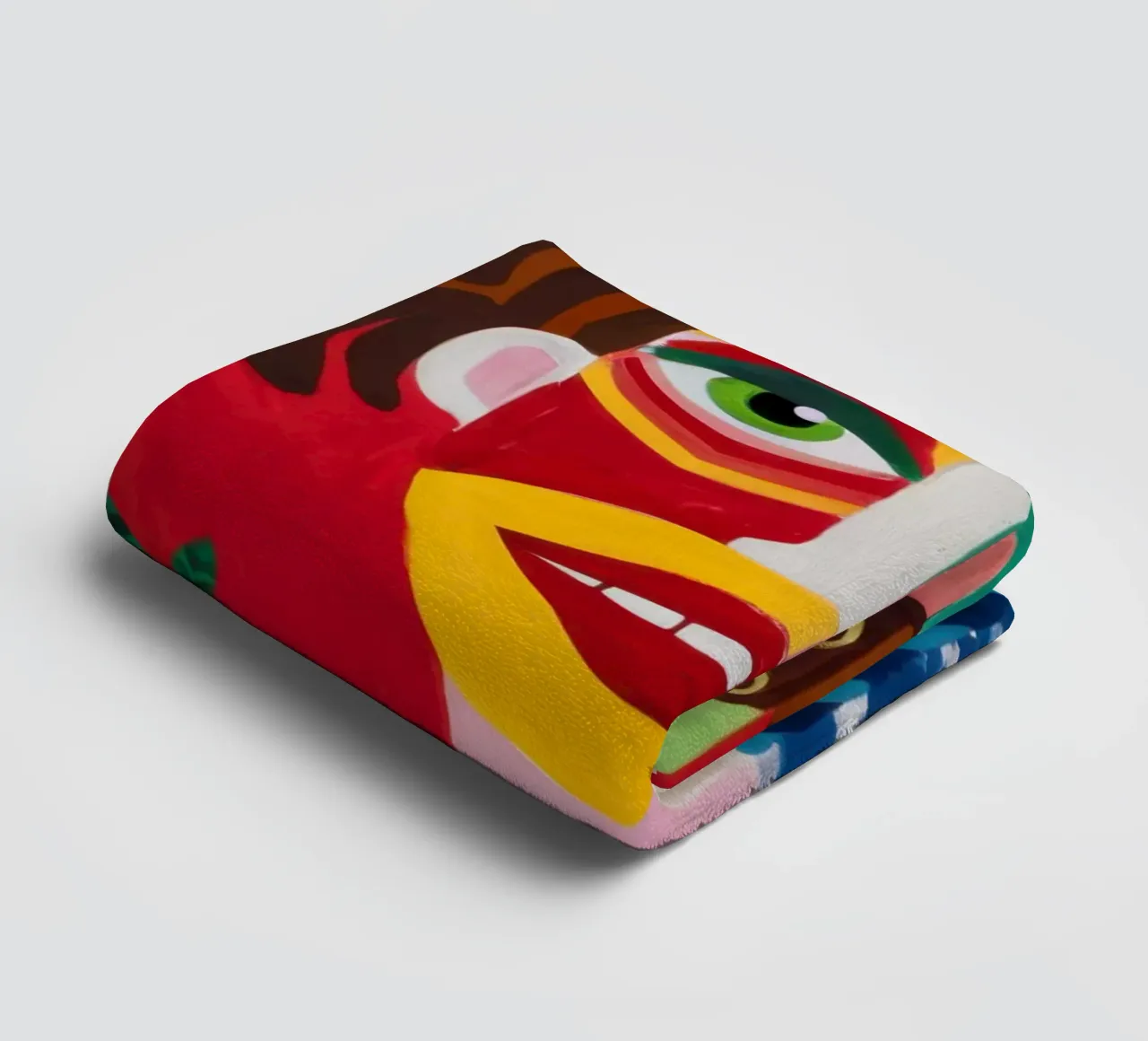 Cubist Kaleidoscopic Soul towel by Dream Gesso