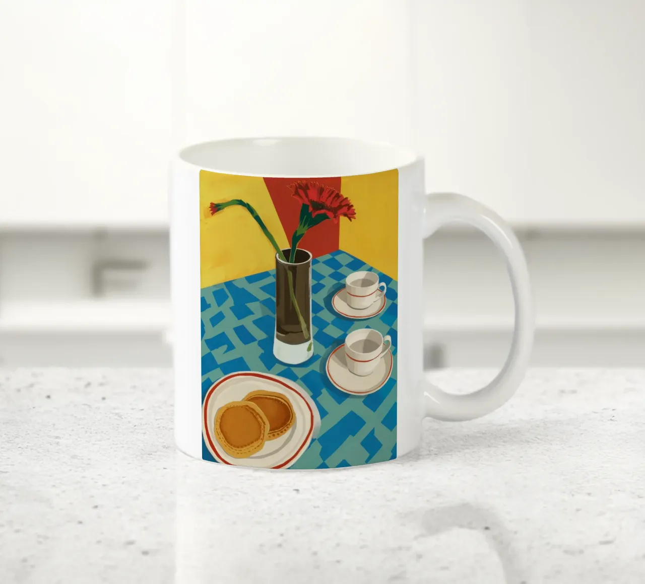 Preludio di frittelle sopraelevate tazza in ceramica da Giant Foxs